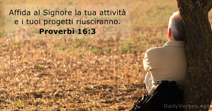 Proverbi 16:3