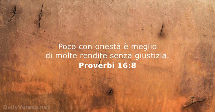 Proverbi 16:8