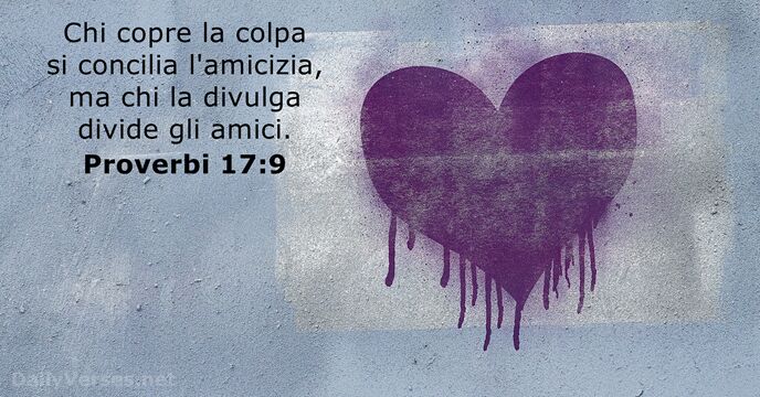 Proverbi 17:9