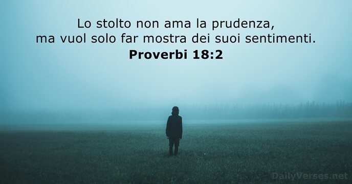 Proverbi 18:2