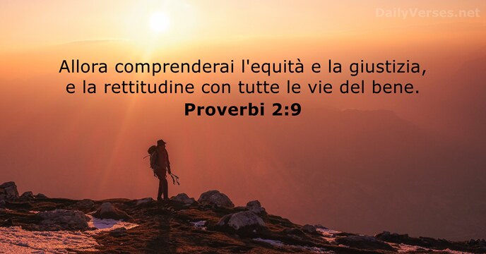 Proverbi 2:9