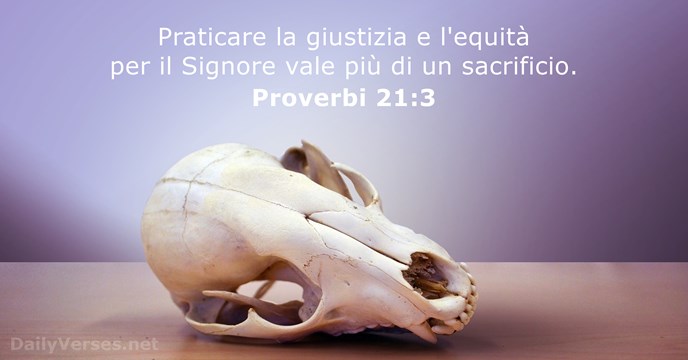 Proverbi 21:3
