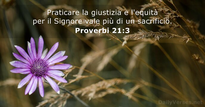 Proverbi 21:3