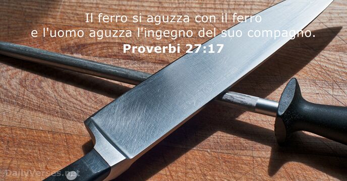 Proverbi 27:17