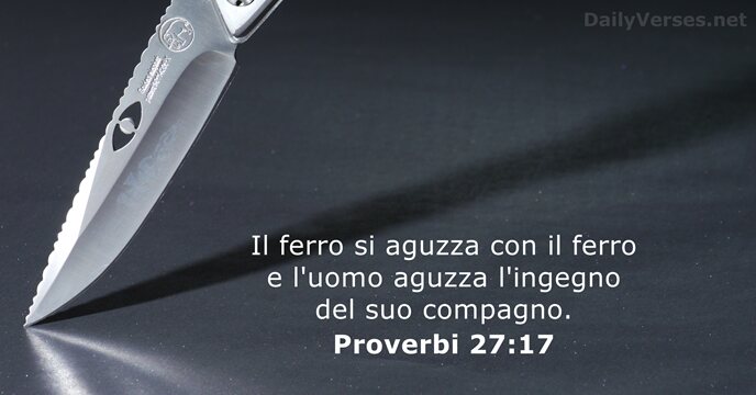 Proverbi 27:17