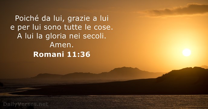 Romani 11:36