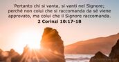 2 Corinzi 10:17-18