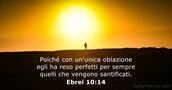 Ebrei 10:14