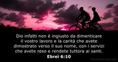 Ebrei 6:10