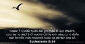 Ecclesiaste 5:14