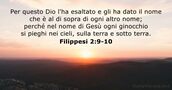 Filippesi 2:9-10
