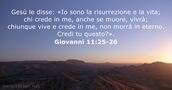 Giovanni 11:25-26