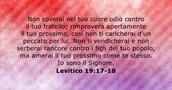 Levitico 19:17-18