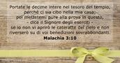 Malachia 3:10
