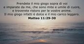 Matteo 11:29-30