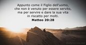 Matteo 20:28