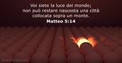 Matteo 5:14