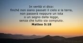 Matteo 5:18