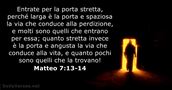 Matteo 7:13-14