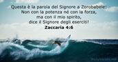 Zaccaria 4:6