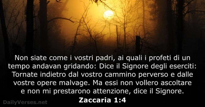 Zaccaria 1:4