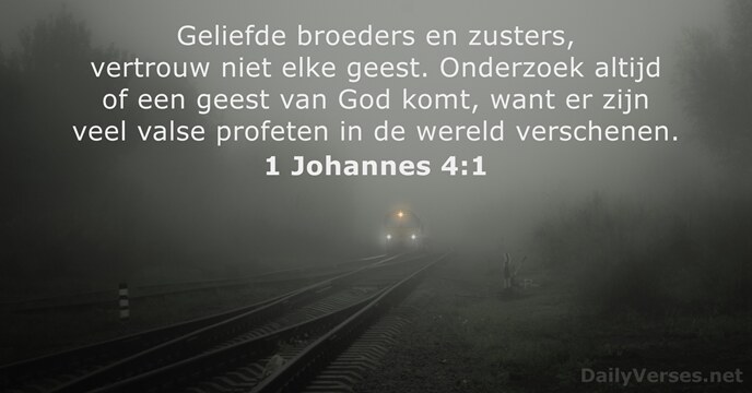 1-johannes 4:1