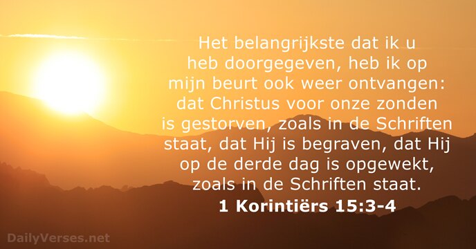 1 Korintiërs 15:3-4