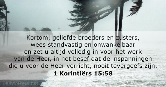 1-korintiers 15:58