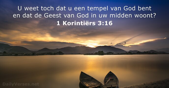1 Korintiërs 3:16