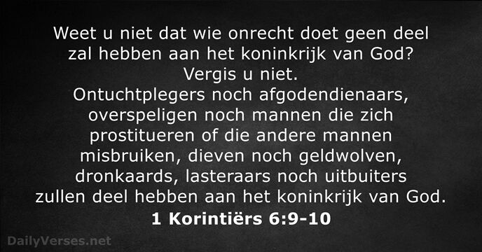 1-korintiers 6:9-10