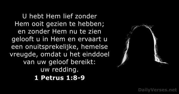 1-petrus 1:8-9