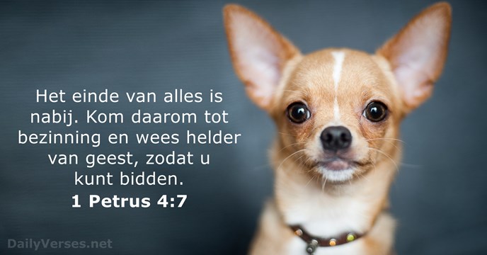 1 Petrus 4:7