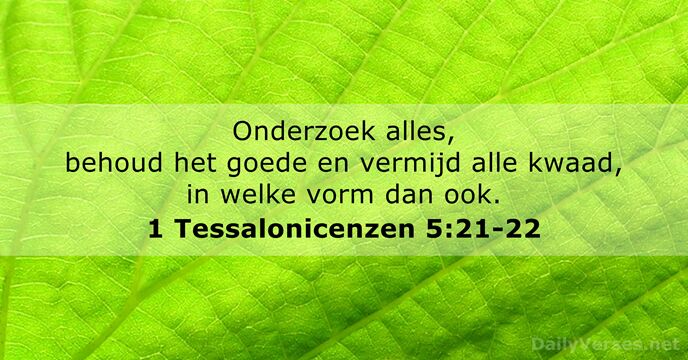 1-tessalonicenzen 5:21-22