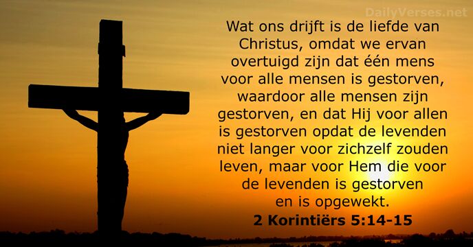 2-korintiers 5:14-15