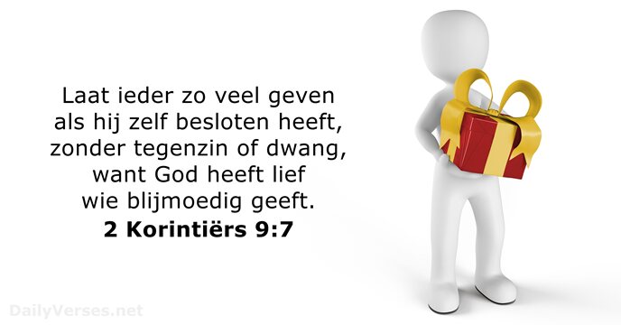 2 Korintiërs 9:7