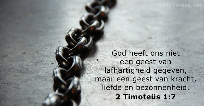 2-timoteus 1:7
