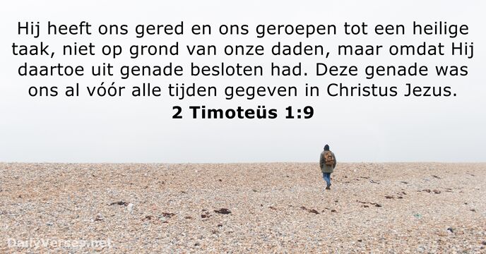 2-timoteus 1:9