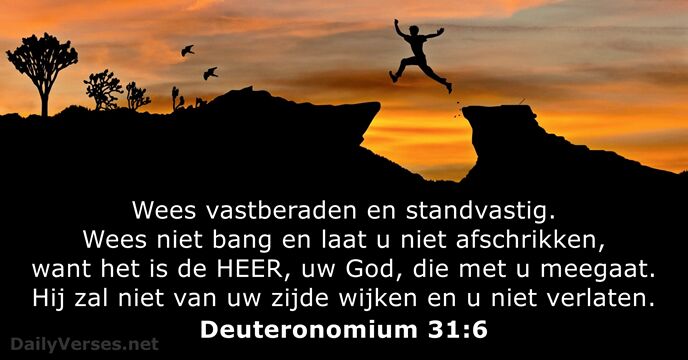 deuteronomium 31:6
