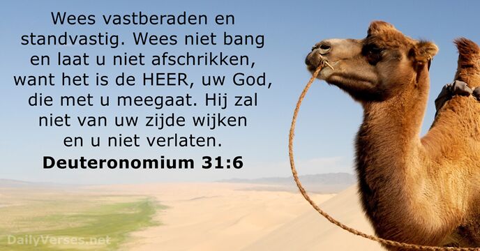 Deuteronomium 31:6