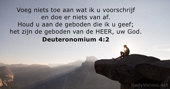Deuteronomium 4:2