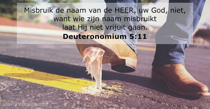 deuteronomium 5:11