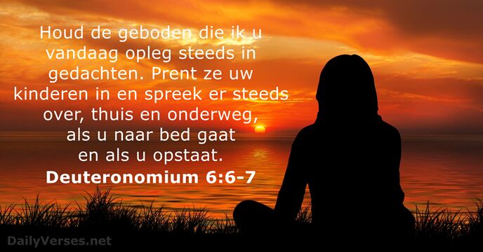 deuteronomium 6:6-7