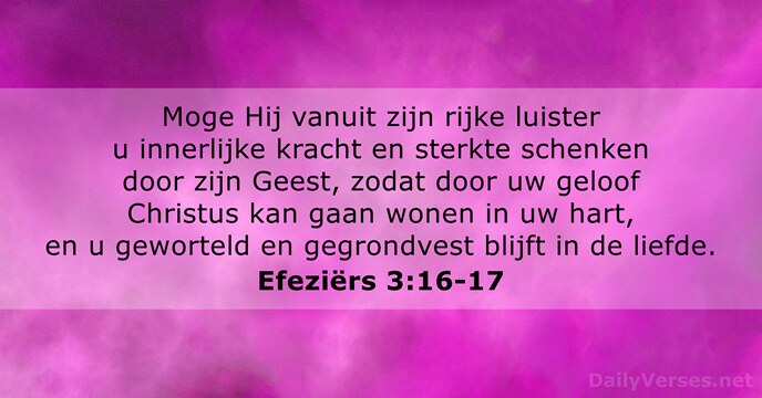 efeziers 3:16-17