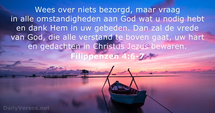Filippenzen 4:6-7