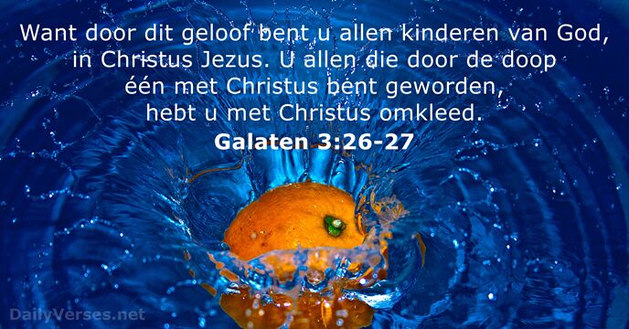galaten 3:26-27