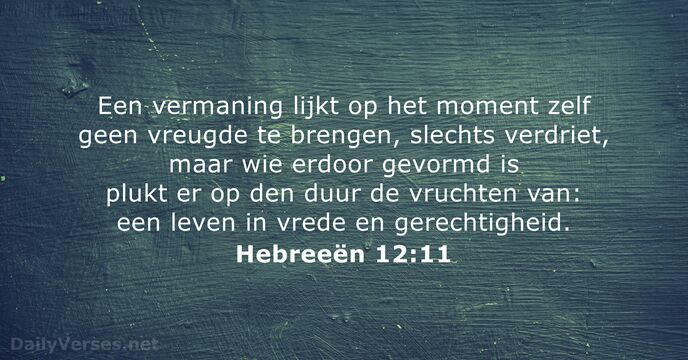Hebreeën 12:11