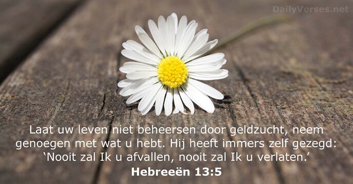 hebreeen 13:5