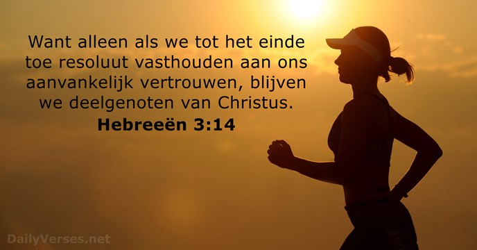 Hebreeën 3:14