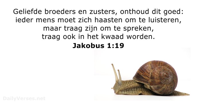 jakobus 1:19