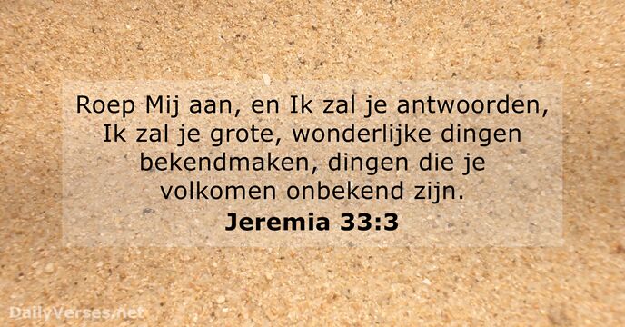 jeremia 33:3